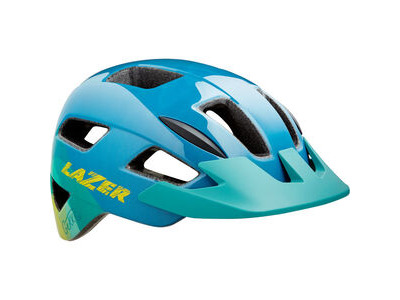 LAZER Gekko Helmet, Blue/Yellow, Uni-Youth