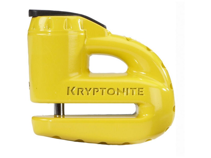 KRYPTONITE Keeper 5-S disc lock - with reminder cable - yellow click to zoom image