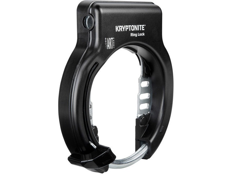 KRYPTONITE Ring Lock with plug in capability - non retractable (Sold Secure silver) click to zoom image