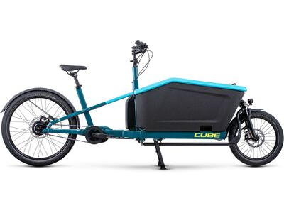 CUBE Cargo Hybrid 500 Blue/lime 20"