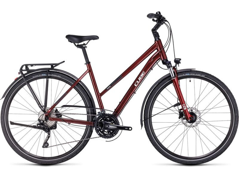 CUBE Touring Exc Womens Red/white 2023 click to zoom image