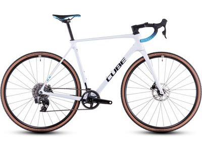 CUBE Cross Race C:62 Race Polarwhite/blue 2025