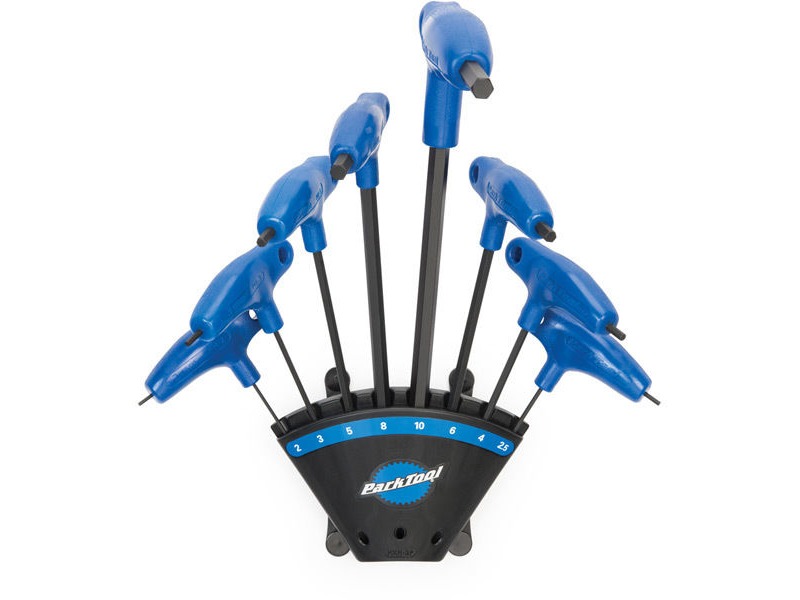 PARK TOOL PH-1.2 P-Handled Hex Wrench Set with Holder click to zoom image