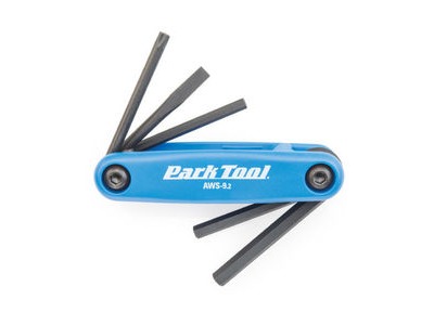 PARK TOOL AWS-9.2 Fold-Up Hex Wrench & Screwdriver Set