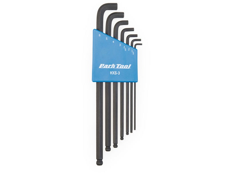 PARK TOOL HXS-3 Stubby Hex Wrench Set click to zoom image