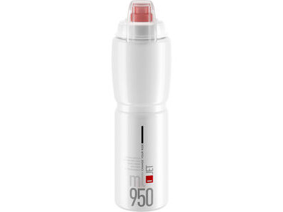 ELITE Jet Biodegradable MTB, clear with red logo 950 ml