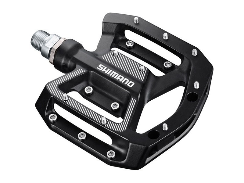 SHIMANO PD-GR500 MTB flat pedals, black click to zoom image