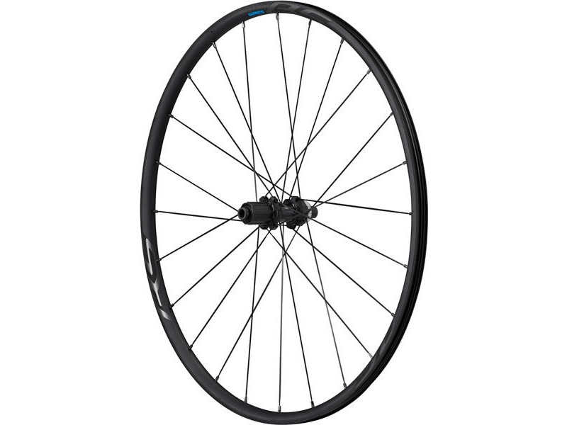 SHIMANO WH-RS370 tubeless compatible clincher wheel, 12 x 142 mm thru axle, rear, black click to zoom image