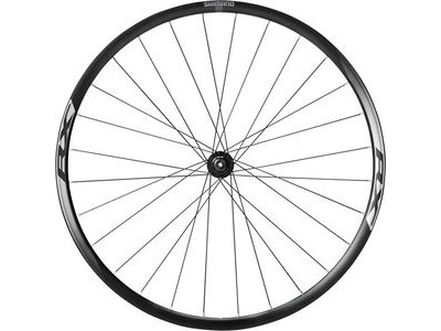 SHIMANO WH-RX010 disc road wheel, clincher 24mm, black, front