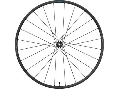 SHIMANO WHRX570F1270H-RX570 700C wheel, 12x100mm E-thru, Center Lock disc, black, front