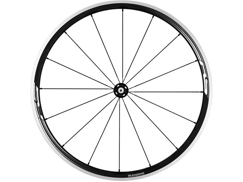 SHIMANO WH-RS330 wheel, clincher 30mm, black, front click to zoom image