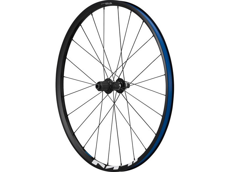 SHIMANO WH-MT500 MTB wheel, 27.5 in (650B), 12 x 142mm E-thru, rear, black click to zoom image