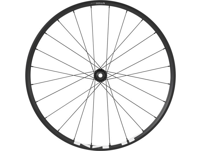 SHIMANO WH-MT500 MTB wheel, 27.5 in (650b), Q/R front, black click to zoom image
