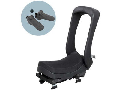 URBAN IKI Junior Seat with Rack Mount - Bincho Black / Bincho Black