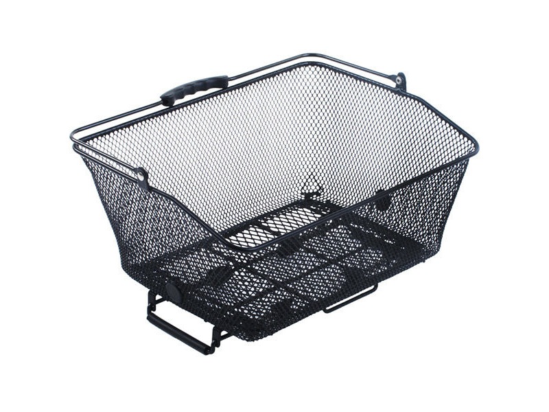 M PART Brocante mesh rear basket with spring clips and handles click to zoom image