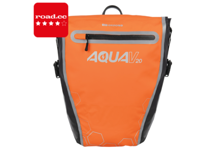 OXFORD Aqua V 20 Single QR Pannier Bag Orange/Black