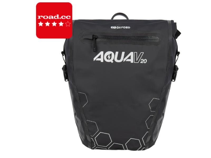 OXFORD Aqua V 20 Single QR Pannier Bag Black click to zoom image