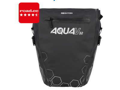 OXFORD Aqua V 32 Double Pannier Bag Black