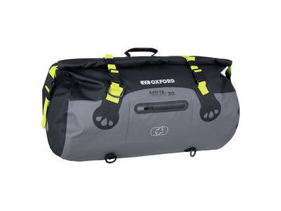 OXFORD Aqua T-30 Roll Bag - Black/Grey/Fluo click to zoom image