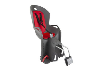 HAMAX Amiga Child Bike Seat Dark Grey/Red