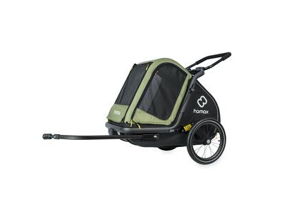 HAMAX Pluto Dog Trailer Medium Green Medium