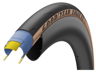 GOODYEAR EAGLE F1 TUBE ROAD TYRE Tan