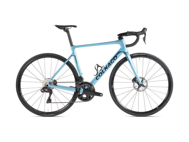 COLNAGO V4 Disc 2025 Complete Road Bike Ultegra Di2 12 Speed Blue Grey, VDBL click to zoom image