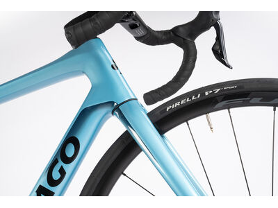 COLNAGO V4 Disc 2025 Complete Road Bike Ultegra Di2 12 Speed Blue Grey, VDBL click to zoom image