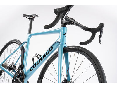 COLNAGO V4 Disc 2025 Complete Road Bike Ultegra Di2 12 Speed Blue Grey, VDBL click to zoom image