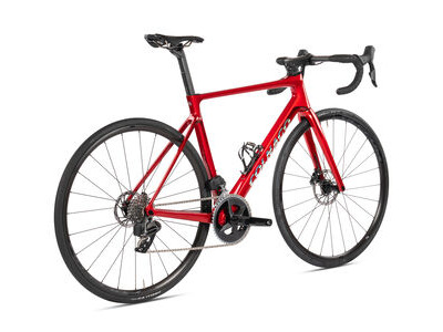 COLNAGO V4 Disc 2025 Complete Road Bike Ultegra Di2 12 Speed Red Silver, VDRD click to zoom image