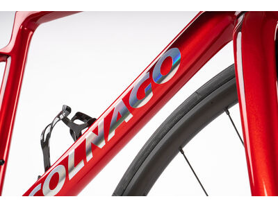 COLNAGO V4 Disc 2025 Complete Road Bike Ultegra Di2 12 Speed Red Silver, VDRD click to zoom image