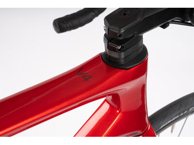COLNAGO V4 Disc 2025 Complete Road Bike Ultegra Di2 12 Speed Red Silver, VDRD click to zoom image