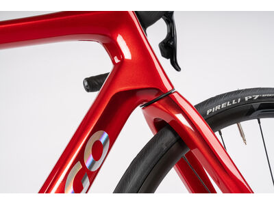 COLNAGO V4 Disc 2025 Complete Road Bike Ultegra Di2 12 Speed Red Silver, VDRD click to zoom image