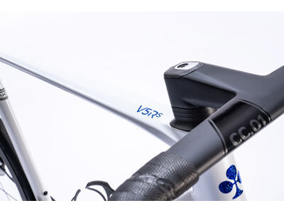 COLNAGO V5rs Disc 2025 Carbon Road Complete Bike Dura Ace Di2 White Blue click to zoom image
