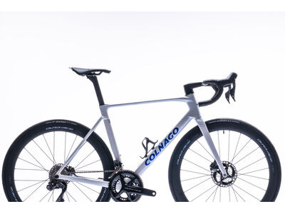 COLNAGO V5rs Disc 2025 Carbon Road Complete Bike Dura Ace Di2 White Blue click to zoom image