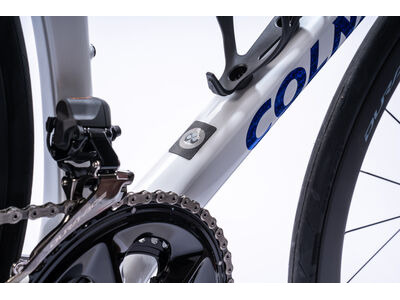 COLNAGO V5rs Disc 2025 Carbon Road Complete Bike Dura Ace Di2 White Blue click to zoom image