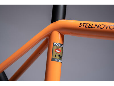 COLNAGO Steelnovo Steel Road Frame Set Orange White click to zoom image