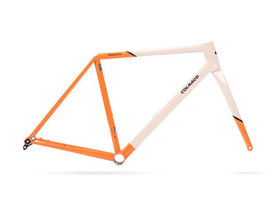 COLNAGO Steelnovo Steel Road Frame Set Orange White click to zoom image