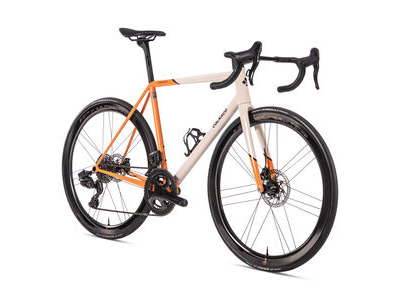 COLNAGO Steelnovo Steel Road Frame Set Orange White click to zoom image