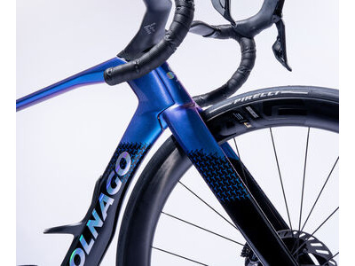 COLNAGO Y1RS Disc 2025 Carbon TT Aero Frameset Blue & Black click to zoom image