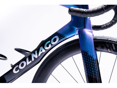 COLNAGO Y1RS Disc 2025 Carbon TT Aero Frameset Blue & Black click to zoom image