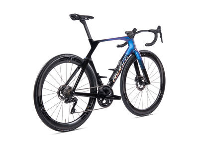 COLNAGO Y1RS Disc 2025 Carbon TT Aero Frameset Blue & Black click to zoom image