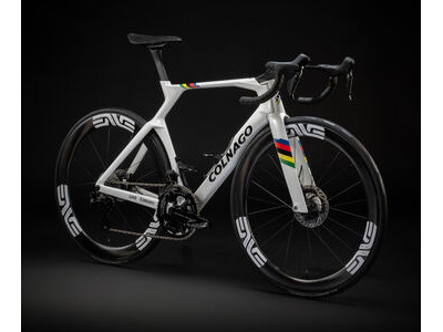 COLNAGO Y1RS Disc 2025 Carbon TT Aero Frameset White & WC Stripes