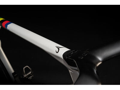 COLNAGO Y1RS Disc 2025 Carbon TT Aero Frameset White & WC Stripes click to zoom image