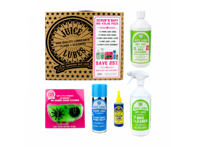 JUICE LUBES Scrub & Buff Pack, Mixed Bundle