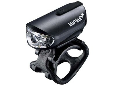 INFINI Olley super bright micro USB front light with QR bracket black