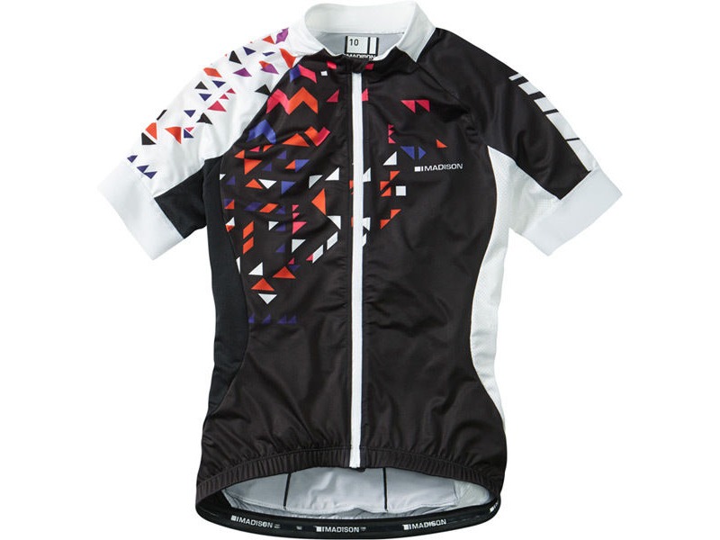 MADISON Sportive women's short sleeve jersey, black / white click to zoom image