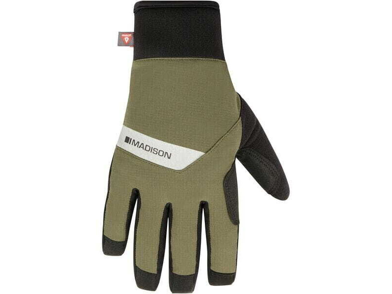 MADISON DTE Waterproof Primaloft Thermal Gloves, midnight green click to zoom image