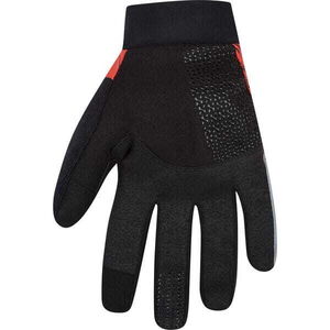 MADISON Flux Waterproof Trail Gloves, magma red perforated bolts click to zoom image