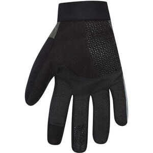 MADISON Flux Waterproof Trail Gloves, midnight green perforated bolts click to zoom image